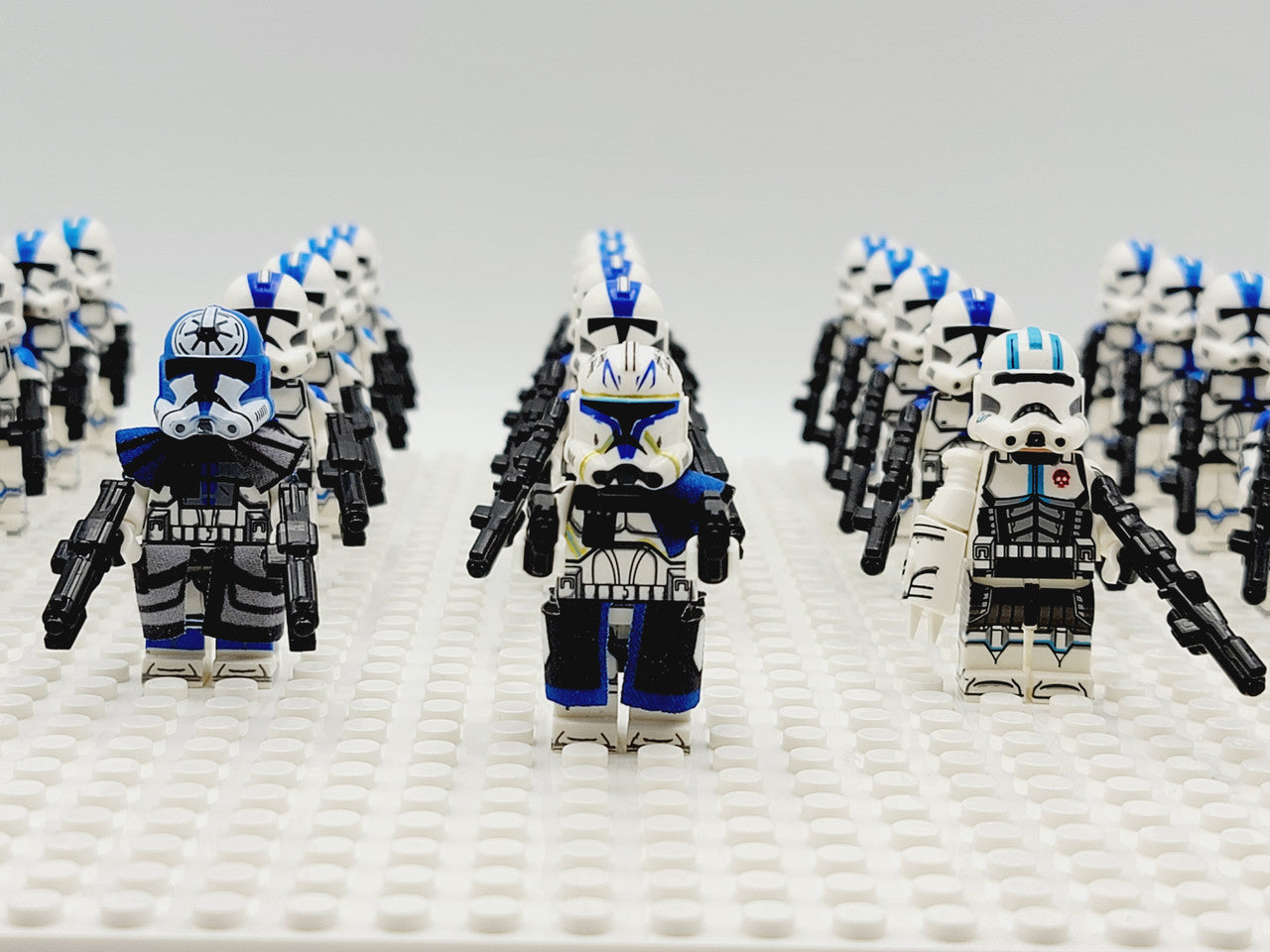 501st Captain Rex Jesse Echo Clone Troopers Army Set 23pcs