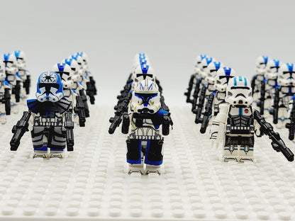 501st Captain Rex Jesse Echo Clone Troopers Army Set 23pcs