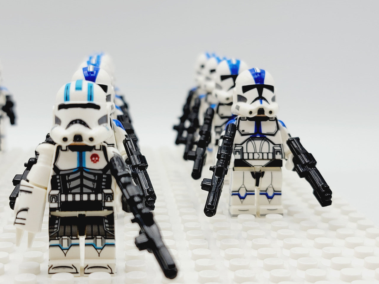 501st Captain Rex Jesse Echo Clone Troopers Army Set 23pcs